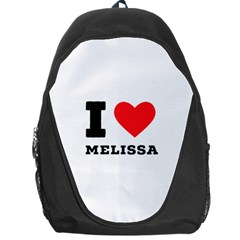 I Love Melissa Backpack Bag by ilovewhateva