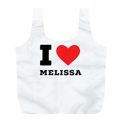 I Love Melissa Full Print Recycle Bag (l) by ilovewhateva