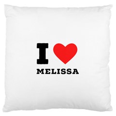 I Love Melissa Standard Premium Plush Fleece Cushion Case (one Side) by ilovewhateva