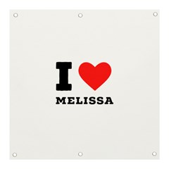 I Love Melissa Banner And Sign 3  X 3  by ilovewhateva