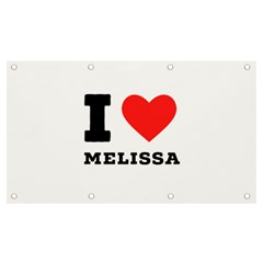 I Love Melissa Banner And Sign 7  X 4  by ilovewhateva