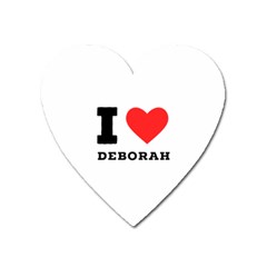 I Love Deborah Heart Magnet by ilovewhateva