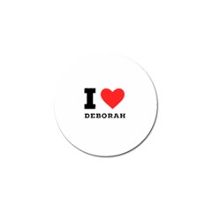 I Love Deborah Golf Ball Marker (4 Pack) by ilovewhateva