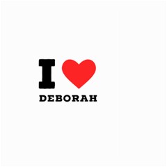 I Love Deborah Large Garden Flag (two Sides) by ilovewhateva