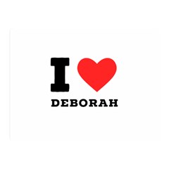 I Love Deborah Premium Plush Fleece Blanket (mini) by ilovewhateva