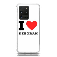 I Love Deborah Samsung Galaxy S20 Ultra 6 9 Inch Tpu Uv Case