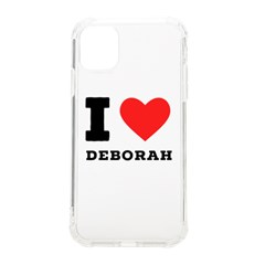 I Love Deborah Iphone 11 Tpu Uv Print Case by ilovewhateva