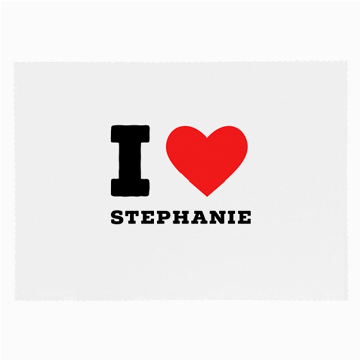 I love stephanie Large Glasses Cloth (2 Sides)