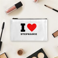 I Love Stephanie Cosmetic Bag (small) by ilovewhateva