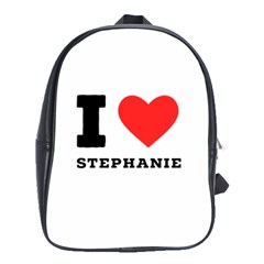 I Love Stephanie School Bag (xl)