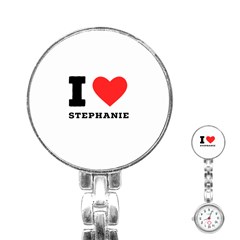 I Love Stephanie Stainless Steel Nurses Watch by ilovewhateva