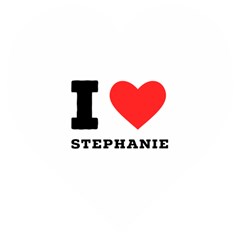 I Love Stephanie Wooden Puzzle Heart by ilovewhateva