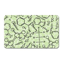 Multicolored Chemical Bond Illustration Chemistry Formula Science Magnet (rectangular)