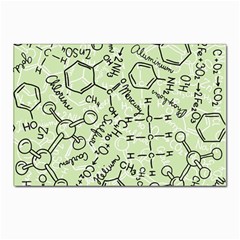 Multicolored Chemical Bond Illustration Chemistry Formula Science Postcard 4 x 6  (pkg Of 10) by Jancukart