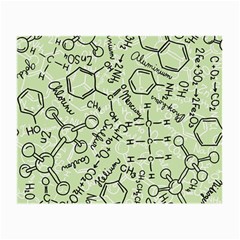 Multicolored Chemical Bond Illustration Chemistry Formula Science Small Glasses Cloth by Jancukart