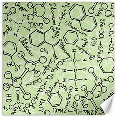 Multicolored Chemical Bond Illustration Chemistry Formula Science Canvas 12  X 12 