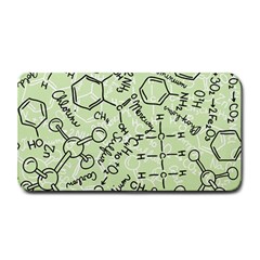 Multicolored Chemical Bond Illustration Chemistry Formula Science Medium Bar Mat by Jancukart