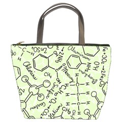 Multicolored Chemical Bond Illustration Chemistry Formula Science Bucket Bag