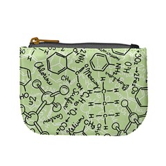 Multicolored Chemical Bond Illustration Chemistry Formula Science Mini Coin Purse by Jancukart