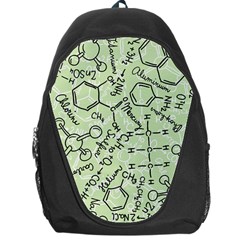 Multicolored Chemical Bond Illustration Chemistry Formula Science Backpack Bag by Jancukart