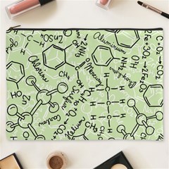 Multicolored Chemical Bond Illustration Chemistry Formula Science Cosmetic Bag (xxxl)