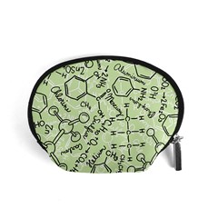 Multicolored Chemical Bond Illustration Chemistry Formula Science Accessory Pouch (small)