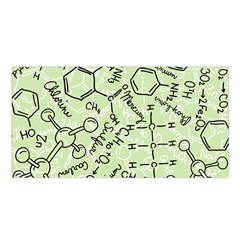 Multicolored Chemical Bond Illustration Chemistry Formula Science Satin Shawl 45  X 80 