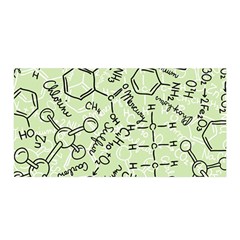 Multicolored Chemical Bond Illustration Chemistry Formula Science Satin Wrap 35  X 70 