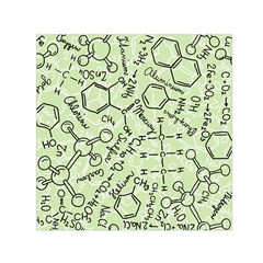 Multicolored Chemical Bond Illustration Chemistry Formula Science Square Satin Scarf (30  X 30 )