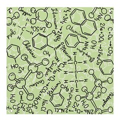 Multicolored Chemical Bond Illustration Chemistry Formula Science Banner And Sign 4  X 4  by Jancukart