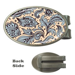 Texture Ornament Paisley Money Clips (oval) 