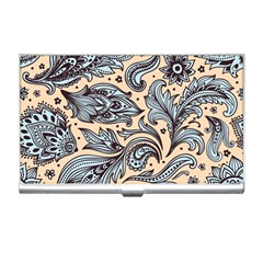 Texture Ornament Paisley Business Card Holder