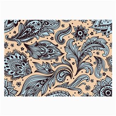 Texture Ornament Paisley Large Glasses Cloth