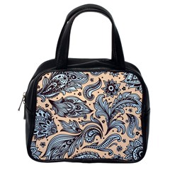 Texture Ornament Paisley Classic Handbag (one Side)