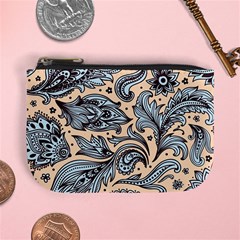 Texture Ornament Paisley Mini Coin Purse