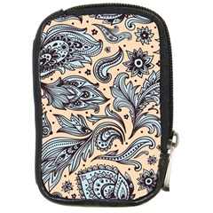 Texture Ornament Paisley Compact Camera Leather Case