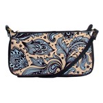 Texture Ornament Paisley Shoulder Clutch Bag Front