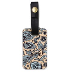 Texture Ornament Paisley Luggage Tag (one Side)