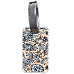 Texture Ornament Paisley Luggage Tag (two Sides)