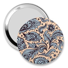 Texture Ornament Paisley 3  Handbag Mirrors