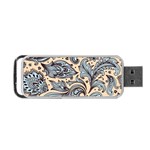 Texture Ornament Paisley Portable USB Flash (One Side) Front