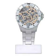 Texture Ornament Paisley Plastic Nurses Watch