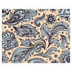 Texture Ornament Paisley Premium Plush Fleece Blanket (medium)