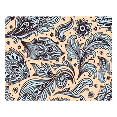 Texture Ornament Paisley Premium Plush Fleece Blanket (large)