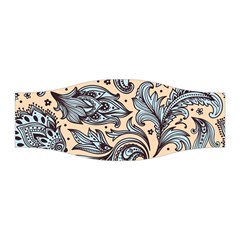 Texture Ornament Paisley Stretchable Headband by Jancukart