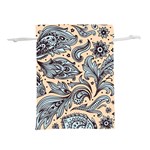 Texture Ornament Paisley Lightweight Drawstring Pouch (M) Back