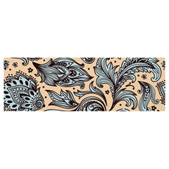 Texture Ornament Paisley Banner And Sign 12  X 4  by Jancukart