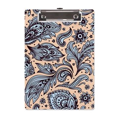 Texture Ornament Paisley A5 Acrylic Clipboard