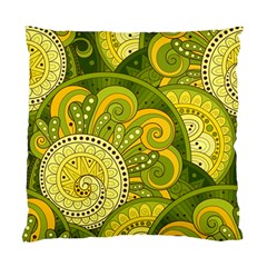 Doodles Patterns Ornament Vector Flowers Green Standard Cushion Case (one Side) by Jancukart