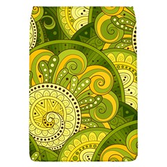 Doodles Patterns Ornament Vector Flowers Green Removable Flap Cover (l)